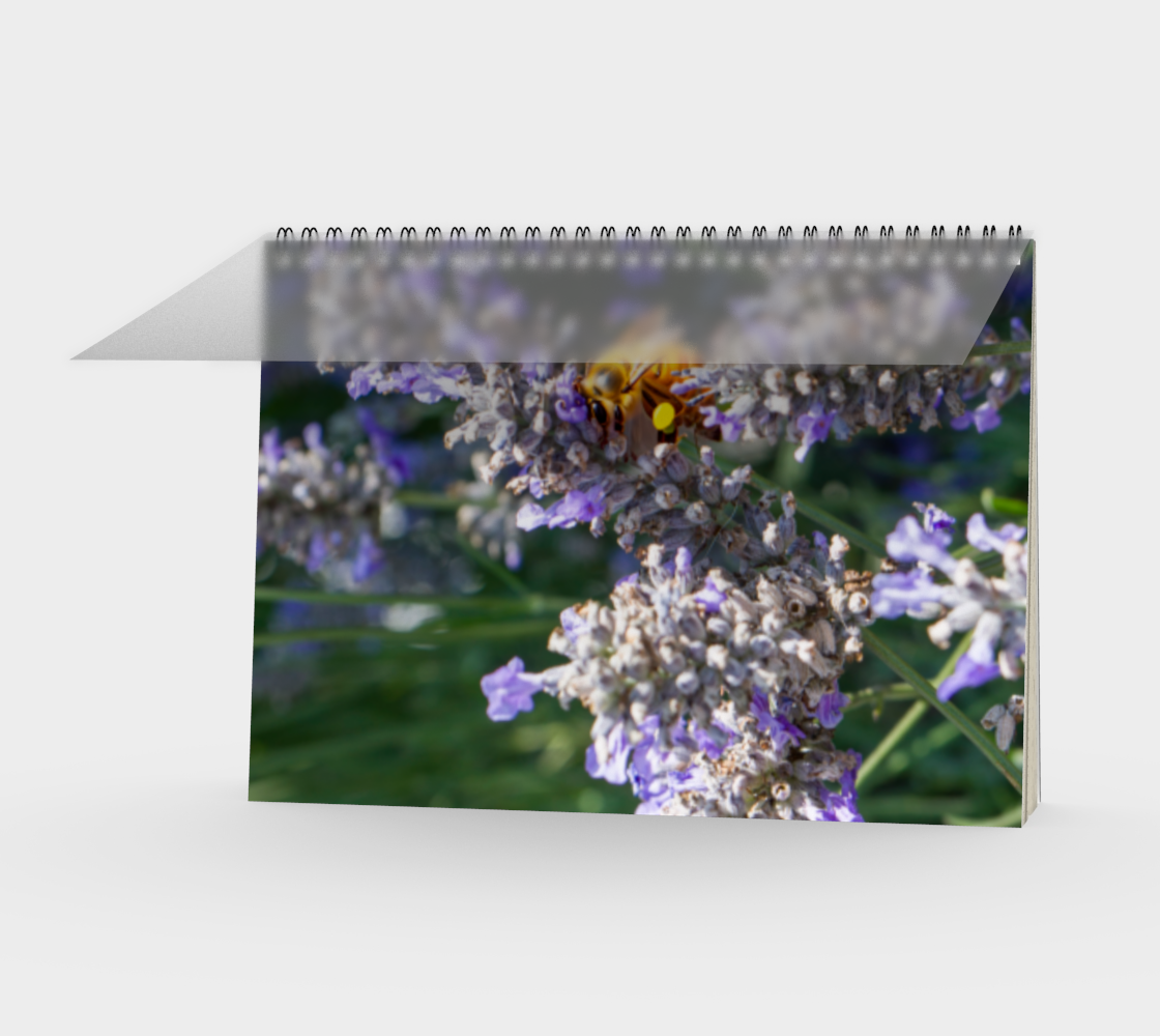 Honey Bee Spiral Notebook